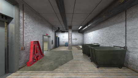 3D CG rendering of Studioの写真素材