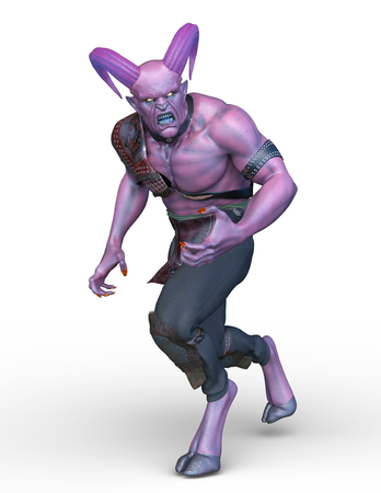 3D CG rendering of monsterの写真素材