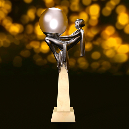 3D CG rendering of Trophyの写真素材
