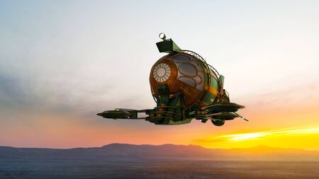 3D CG rendering of Airplaneの写真素材