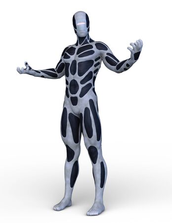 3D CG rendering of heroの写真素材