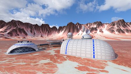 3D CG rendering of lab