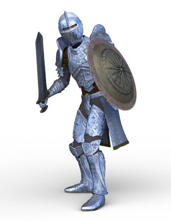 3D CG rendering of warriorの写真素材