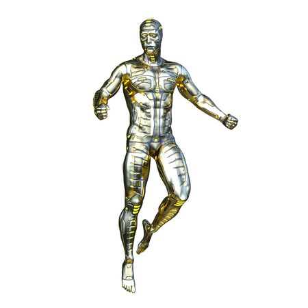3D CG rendering of robotの写真素材