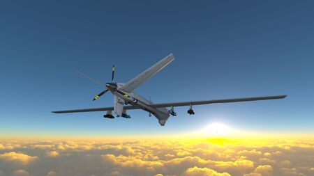 3D CG rendering of Airplane