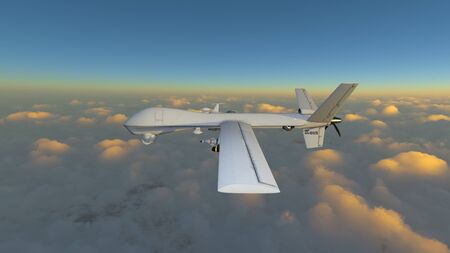 3D CG rendering of Airplane