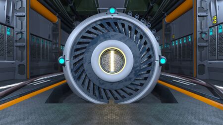 3D rendering of modern buildingの写真素材