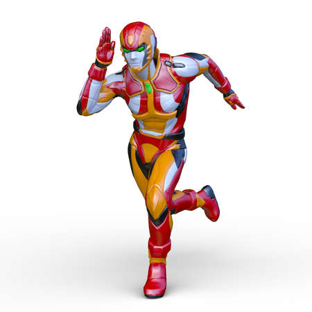 3D rendering of cyber man