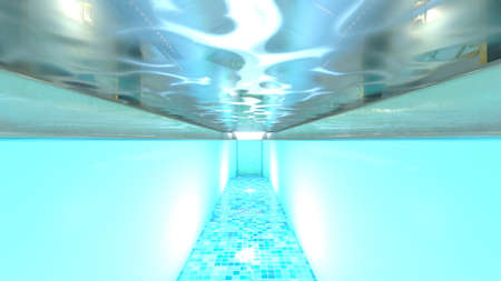 3D rendering of grand pool