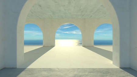 3D rendering of grand palaceの写真素材