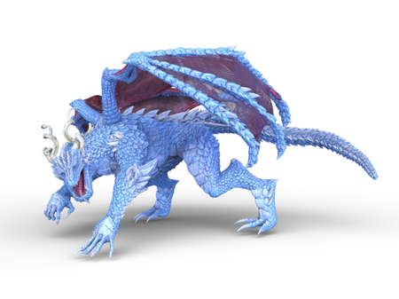 3D rendering of Flying Dragon
