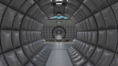 3D rendering of futuristic building