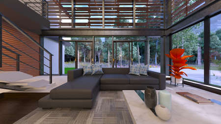 3D rendering of Inside the house
