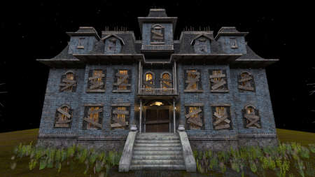 3D rendering of the ruins