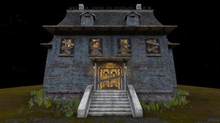 3D rendering of the ruins