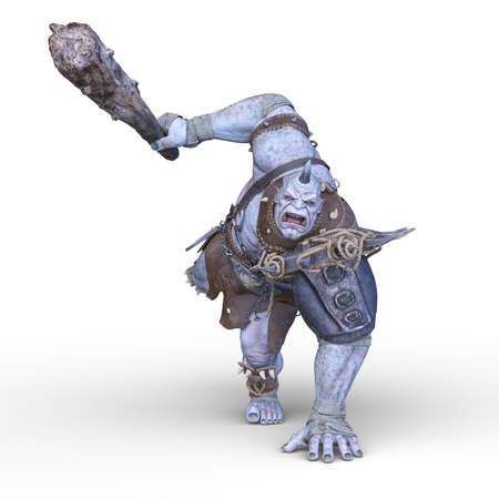 3D rendering of a monsterの写真素材