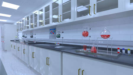 3D rendering of the laboratory