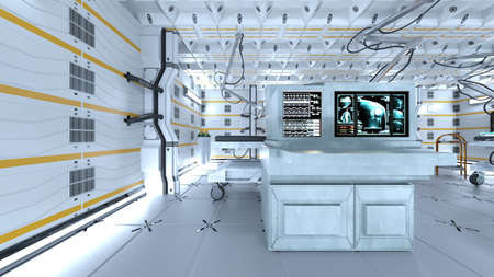 3D rendering of the operating room
