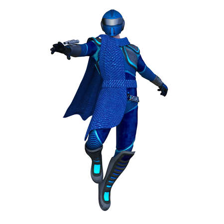 3D rendering of a cyber man