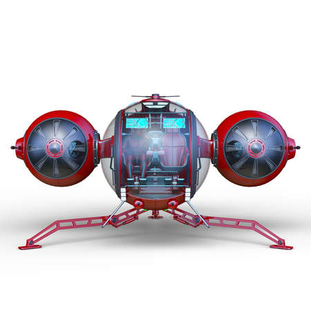 3D rendering of the helicopter