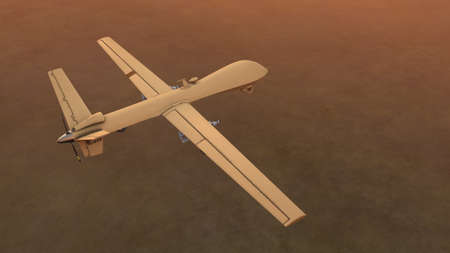 3D rendering of a fighter