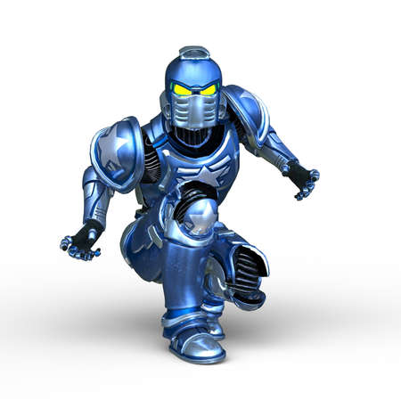 3D rendering of a robot