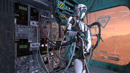 3D rendering of the cyborg testing laboratory