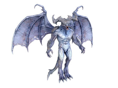 3D rendering of a monster