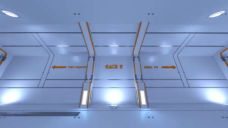 3D rendering of the spacecraft passage