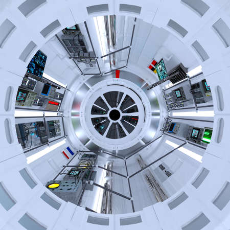 3D rendering of the spacecraft passage