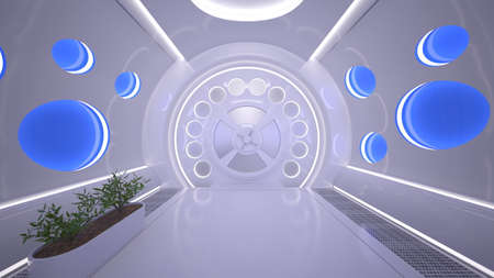 3D rendering of the spacecraft passage