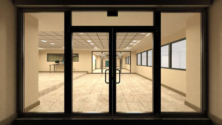 3D rendering of the observation room