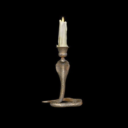 3D rendering of a candleの写真素材