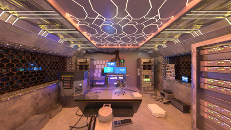 3D rendering of the observation room