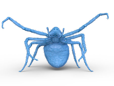 3D rendering of a spiderの写真素材