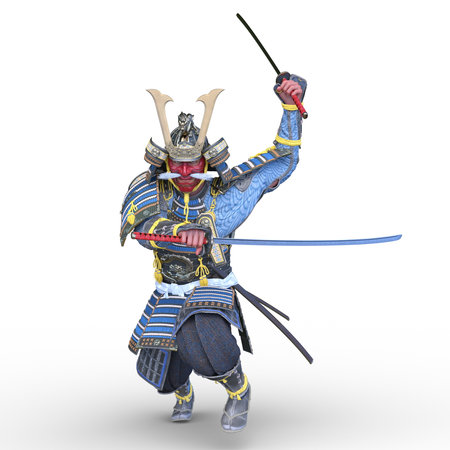 3D rendering of a military commanderの写真素材