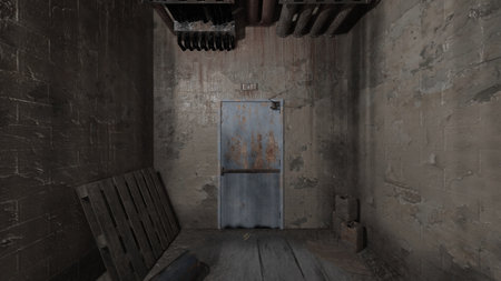 3D rendering of the aisleの写真素材