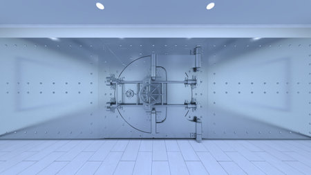 3D rendering of the vault