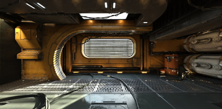 3D rendering of the spacecraft passage