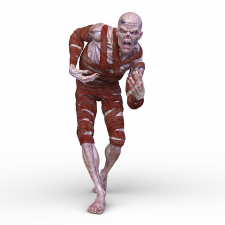 3D rendering of a mummyの写真素材