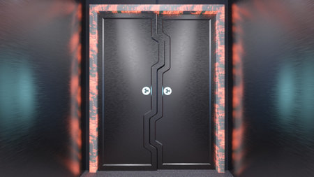 3D rendering of the observation roomの写真素材