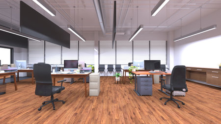 3DCG images of the office space