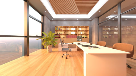 3DCG images of the office space