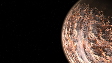 3DCG images of the planet