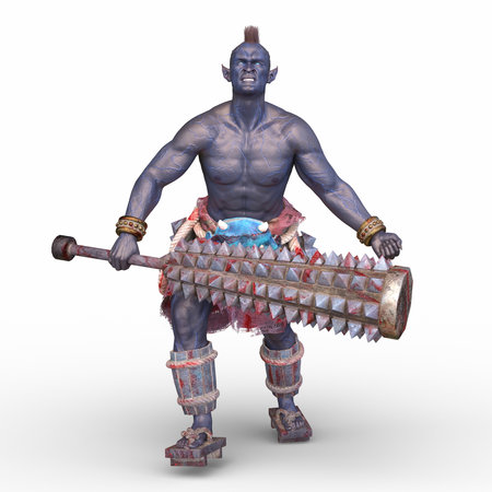 3DCG images of an old manの写真素材