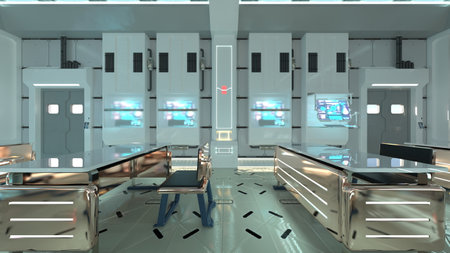 3DCG images of the planetary exploration baseの写真素材