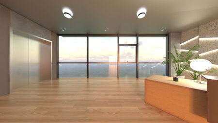 3DCG images of the office spaceの写真素材