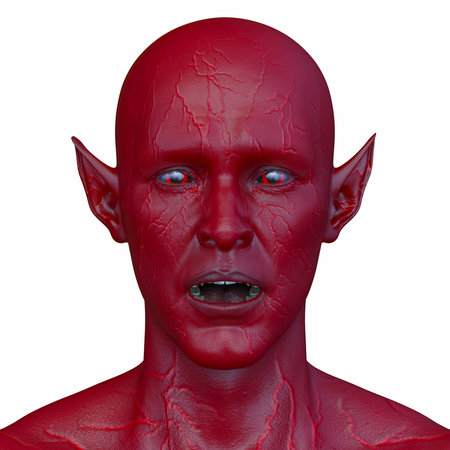 3DCG images of a young demonの写真素材