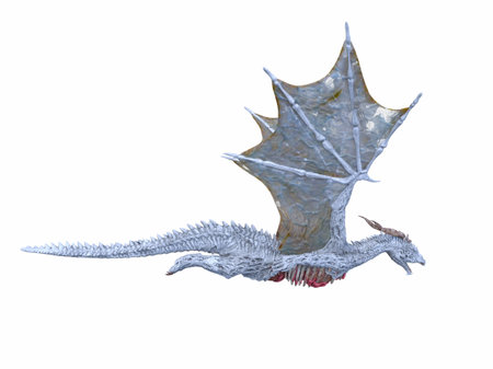 3DCG images of a pterosaurの写真素材