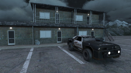 3DCG images of a police carの写真素材